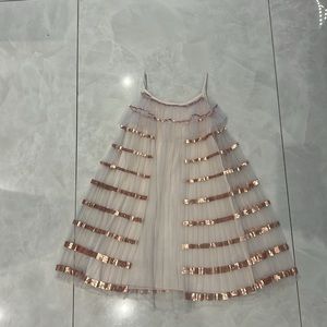 Chloe pink tulle and sequin girls dress size 8